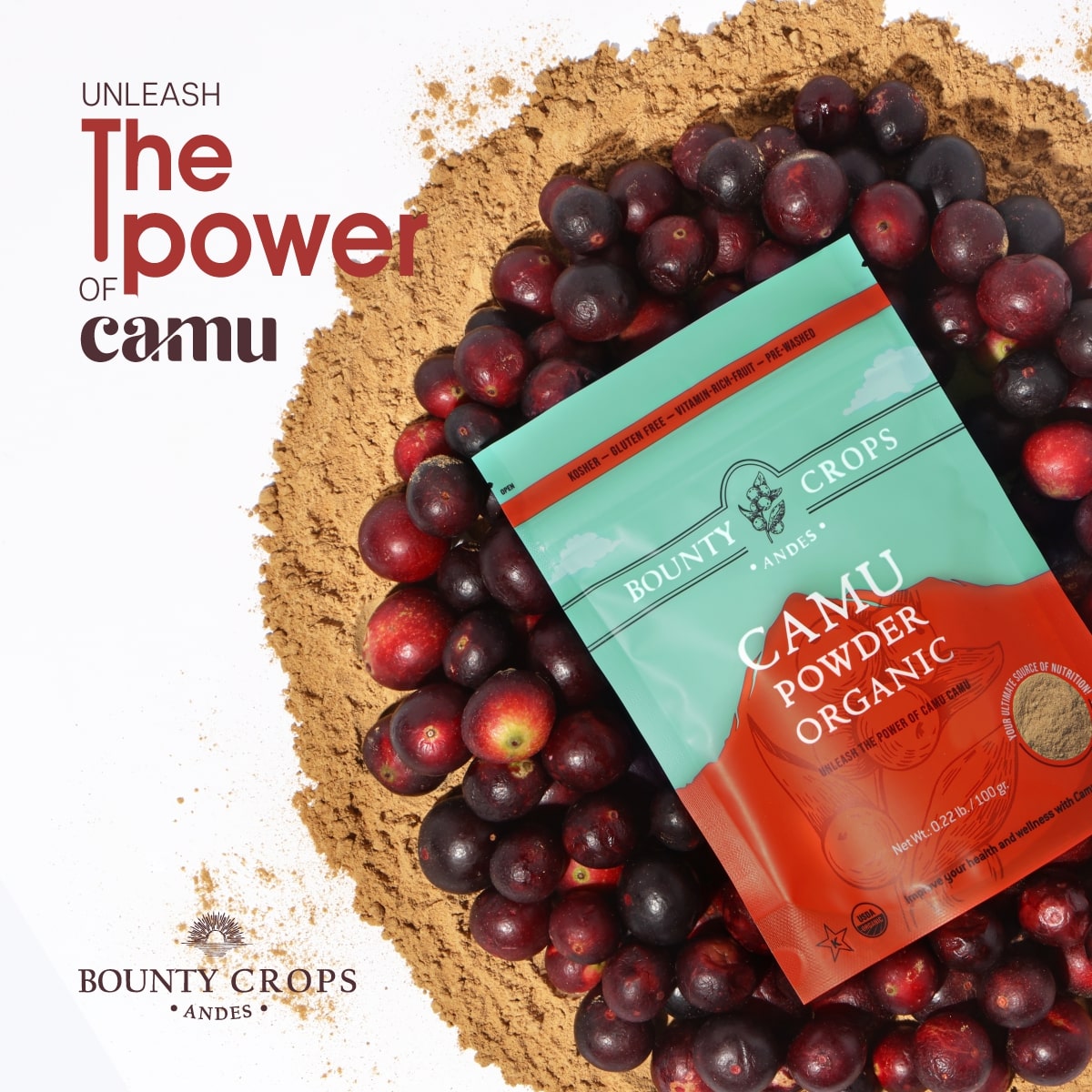 Camu Powder Organic, 100 gr. / 3.53 oz. ($3.99 / ounce)
